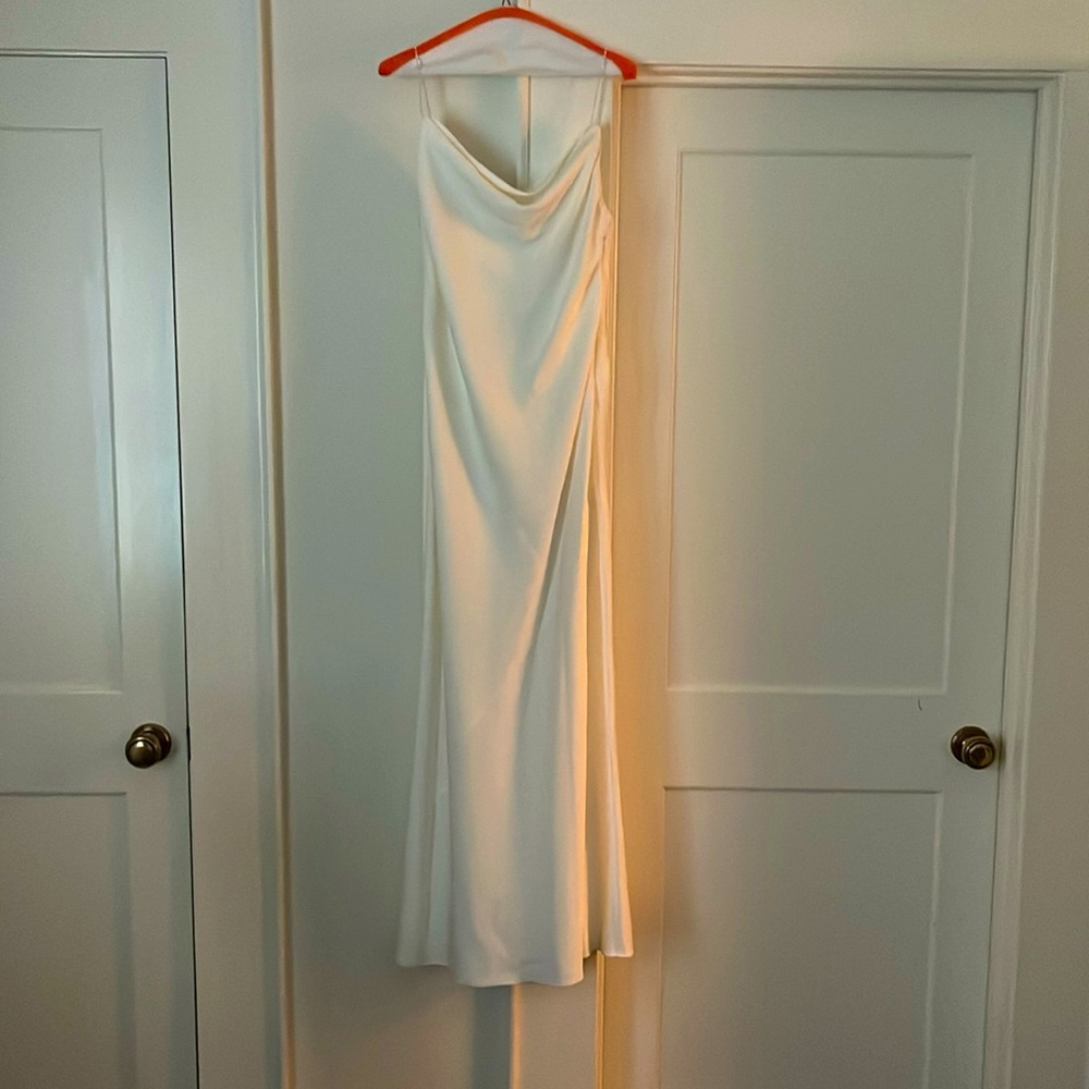 White formal dress